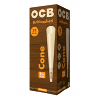 OCB Unbleached Virgin Cones 1 1/4 Size - 75ct